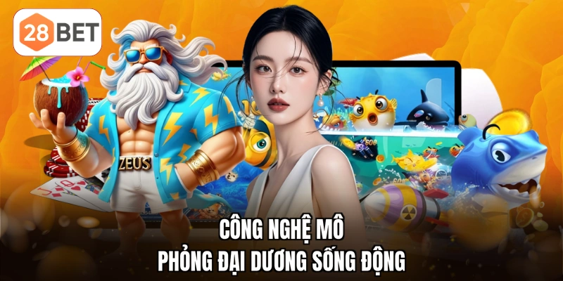 Công nghệ mô phỏng đại dương sống động