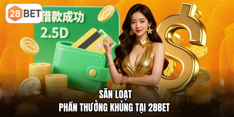 Săn loạt phần thưởng khủng tại 28BET