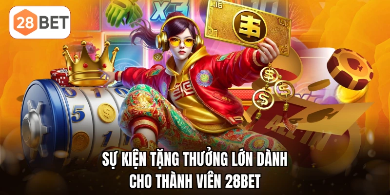 Sự kiện tặng thưởng lớn dành cho thành viên 28BET