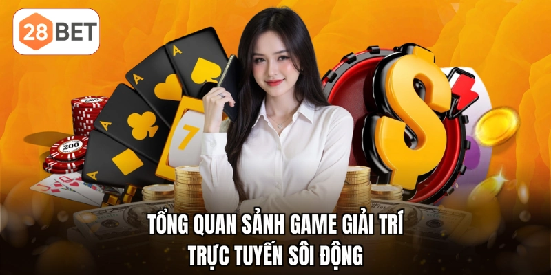 Tổng quan sảnh game giải trí trực tuyến sôi động